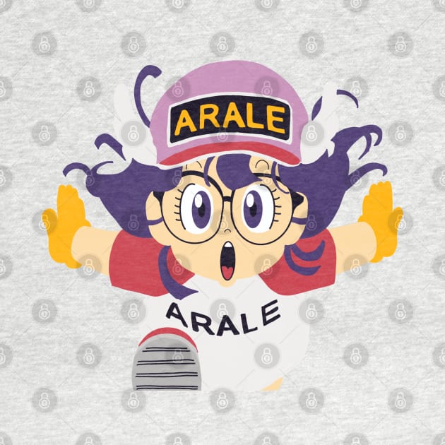 Arale chan running by Chill Studio